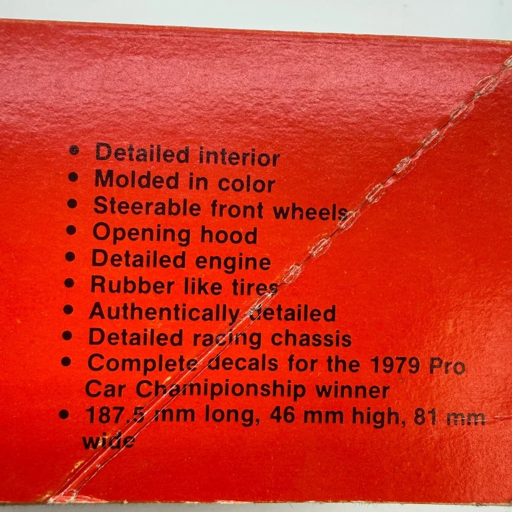 ERTL ESCI BMW M1 Marlboro Pro Car 1/24 Scale Model Kit 3011 Niki Lauda Italy